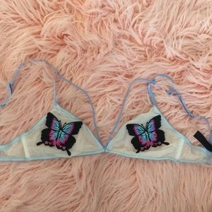 Urban outfitters butterfly bralette